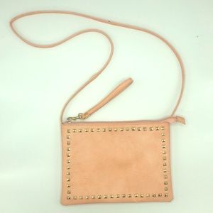 Baby Pink Bedazzled Crossbody Bag